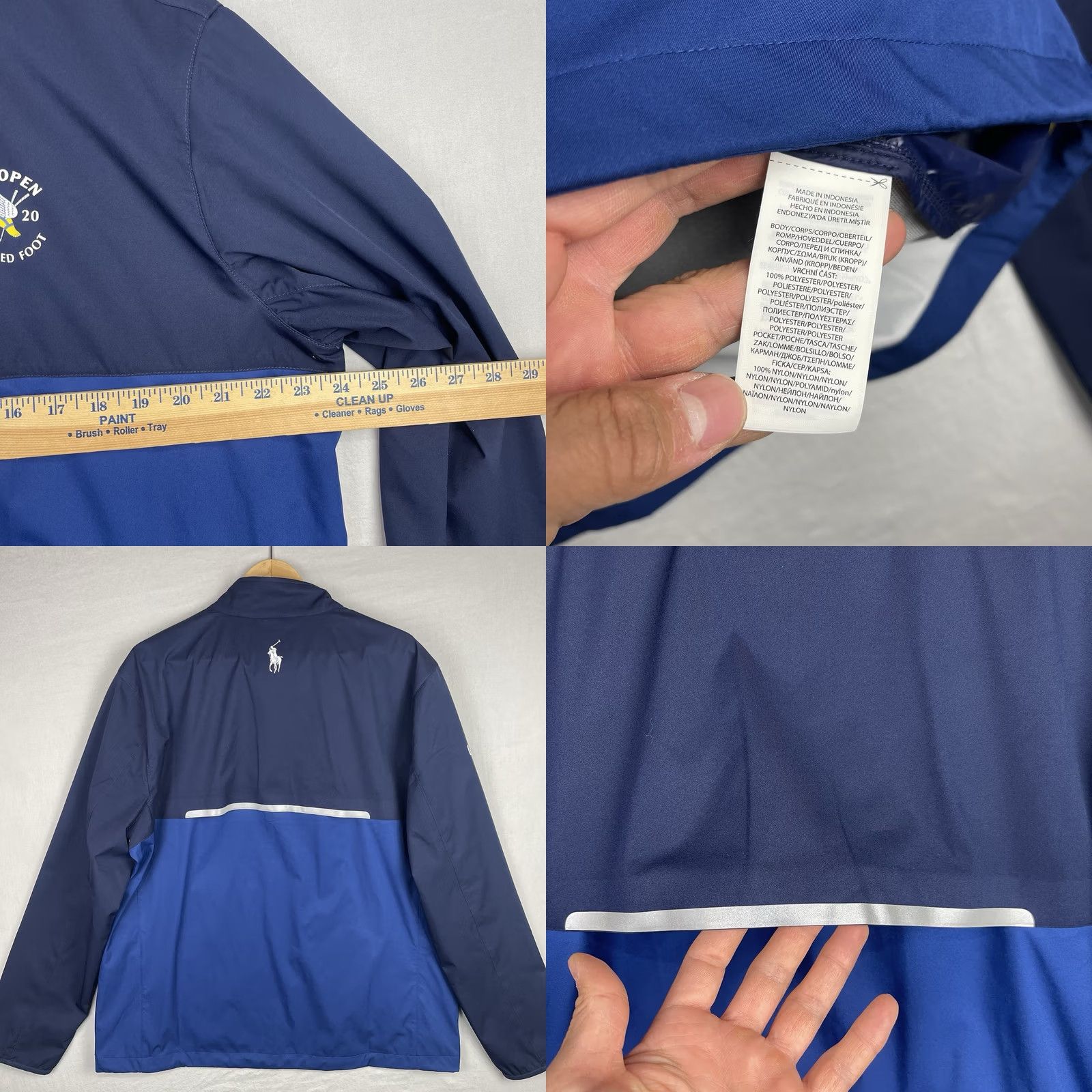 Polo Ralph Lauren Polo Ralph Lauren Jacket Mens Large Navy 2020 US Open Winged Foot Full Zip Golf Size US L / EU 52-54 / 3 - 9 Thumbnail