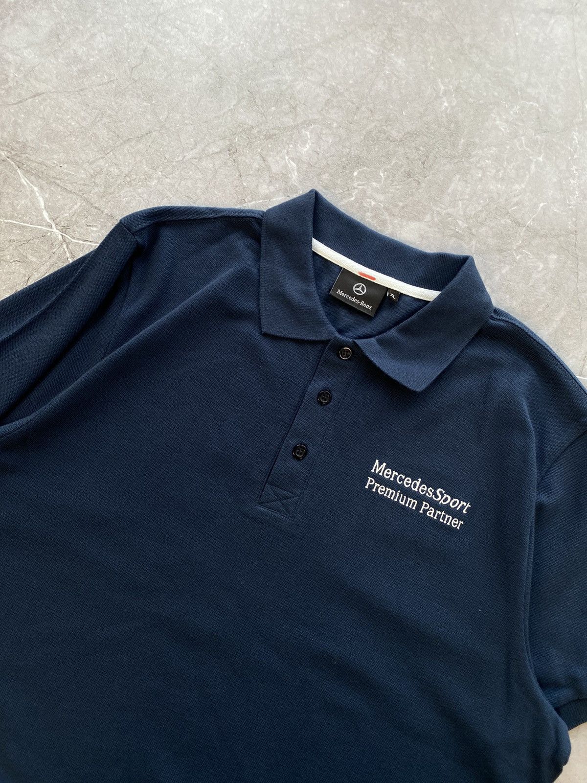 Mercedes-Benz Rare Mercedes Benz Sport Racing Polo Premium Partner Formula Size US XL / EU 56 / 4 - 3 Thumbnail