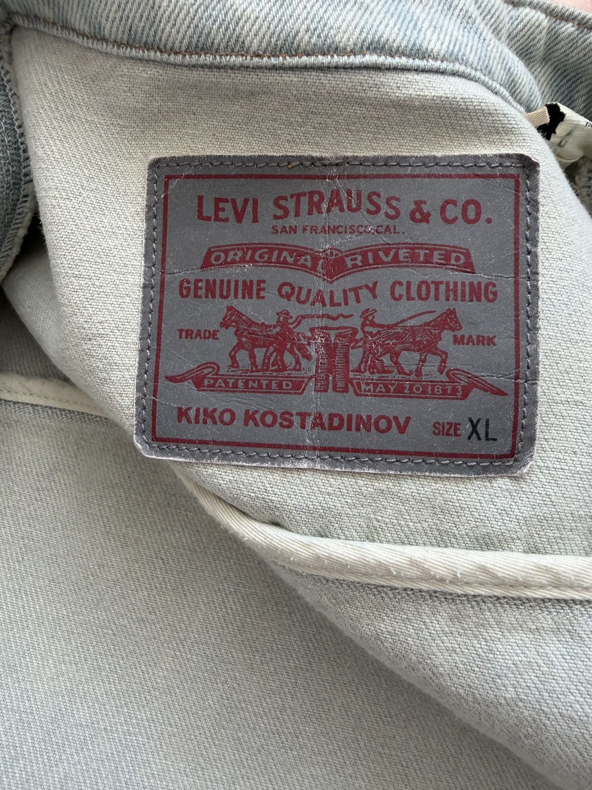 Kiko Kostadinov × Levi's Carina Waisted Jacket Size US M / EU 48-50 / 2 - 4 Thumbnail