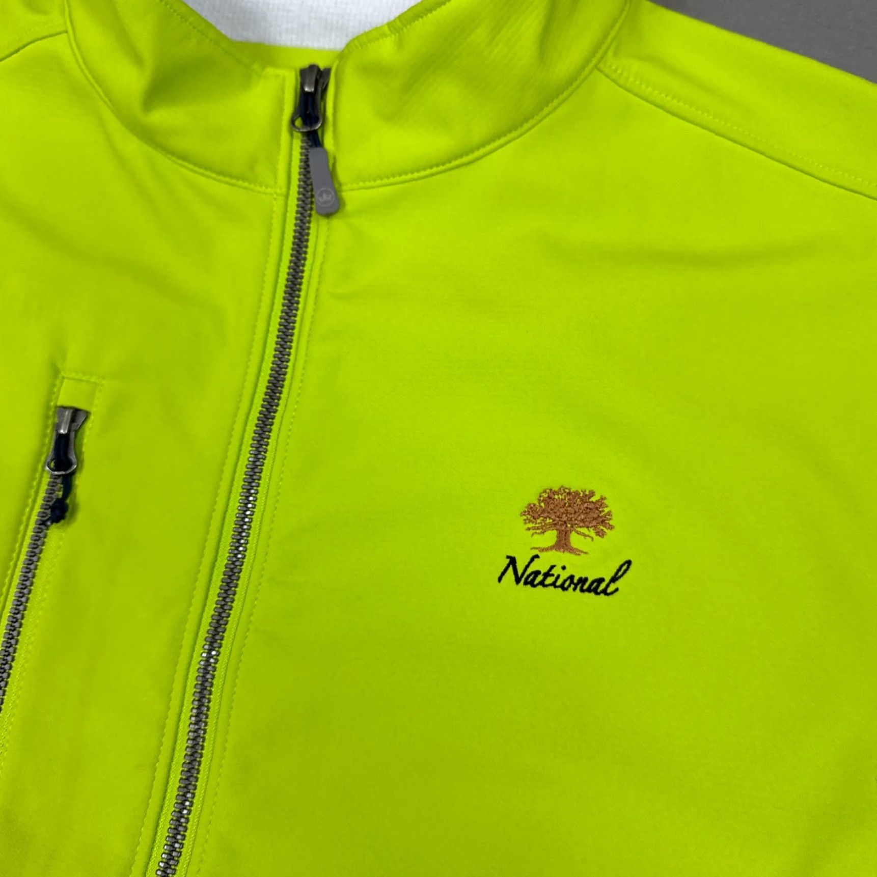 Peter Millar Peter Millar Jacket Mens Large Neon Green Crown Sport Windstopper Golf Range Size US L / EU 52-54 / 3 - 2 Thumbnail