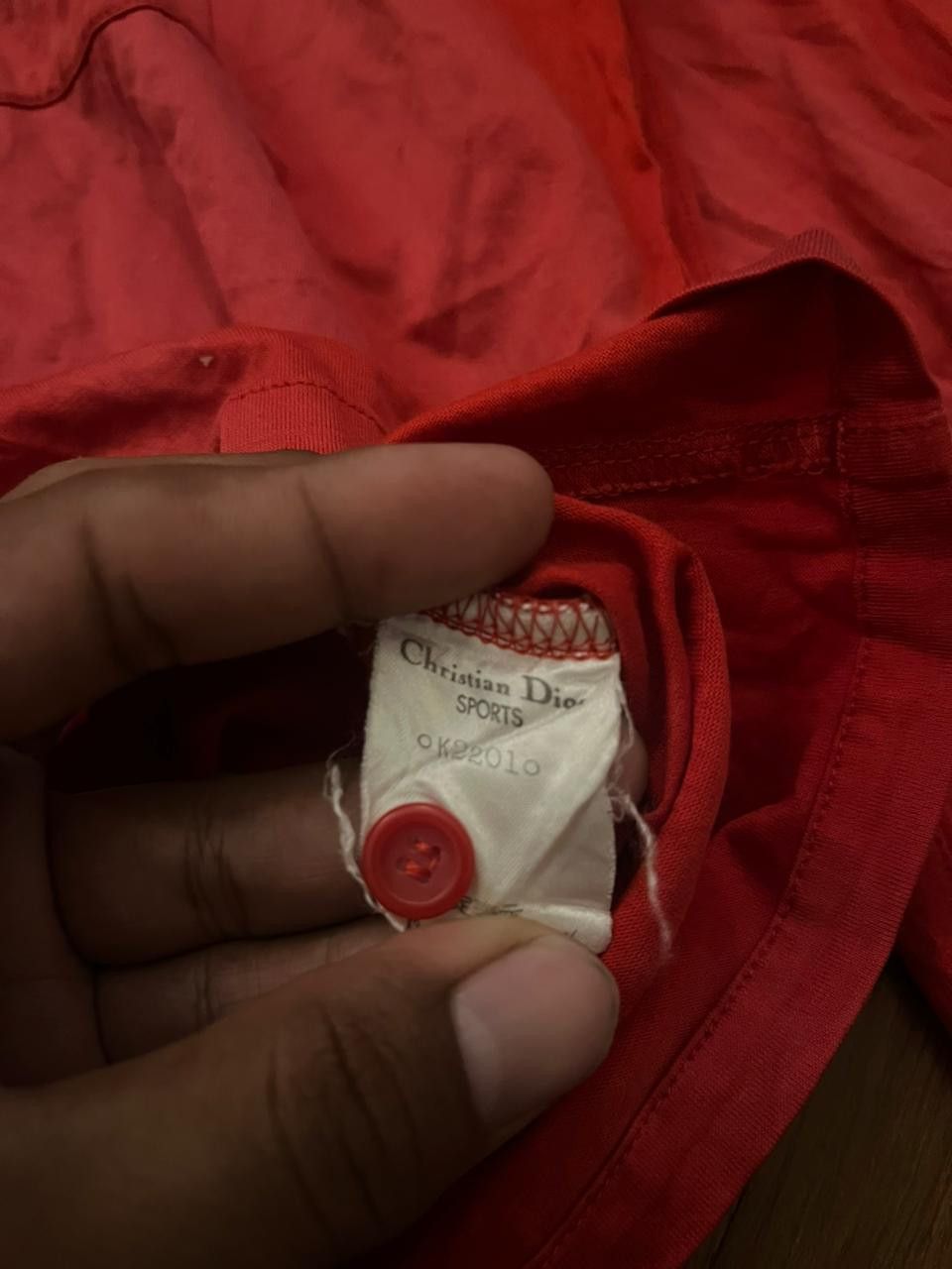 Christian Dior Monsieur × Dior 90s Cristian Dior sport - red polo sun faded Size US L / EU 52-54 / 3 - 8 Thumbnail