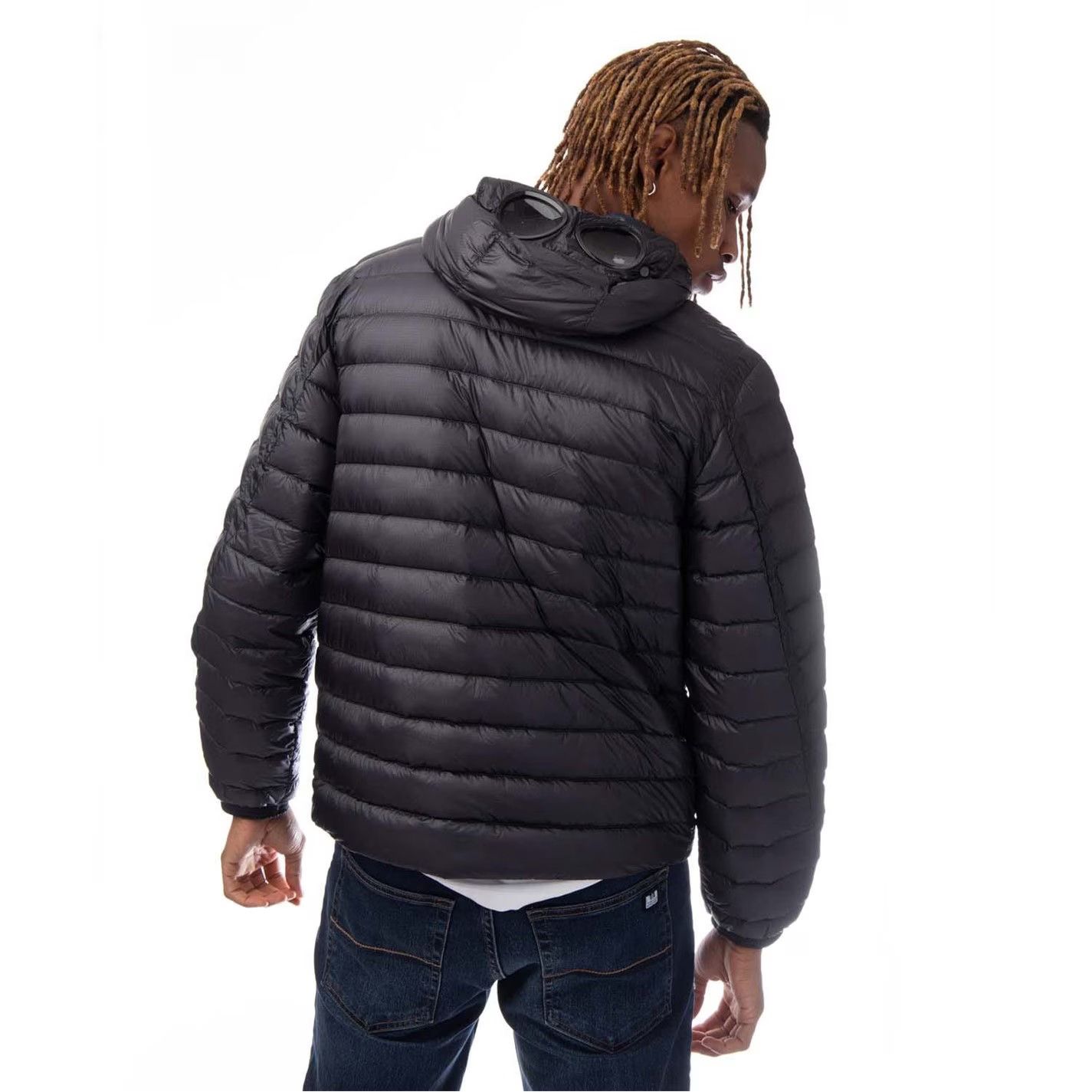 C.P. Company o1g2r1mq0426 Shell Goggle Down Jacket in Navy Size US XXL / EU 58 / 5 - 2 Thumbnail