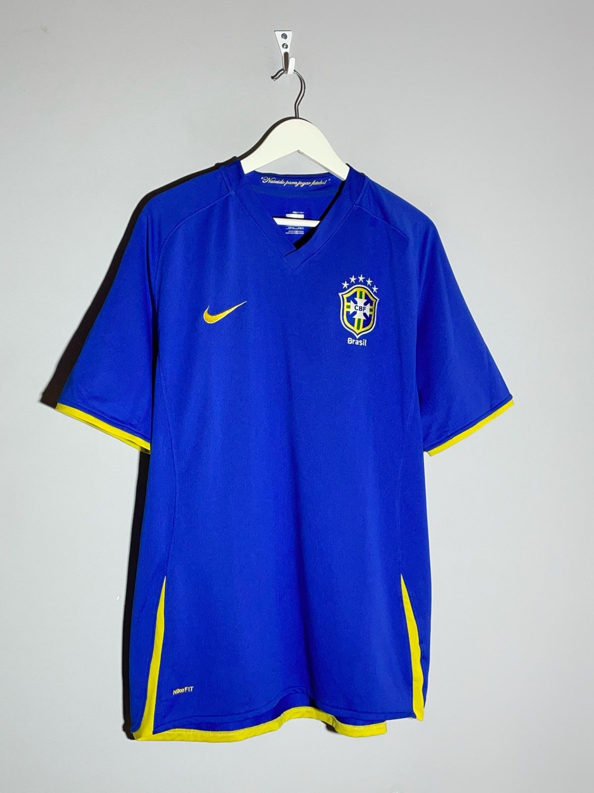 Nike × Vintage National Team Brazil Nike 2008 Home Y2k Football Shirt Size US XL / EU 56 / 4 - 2 Thumbnail