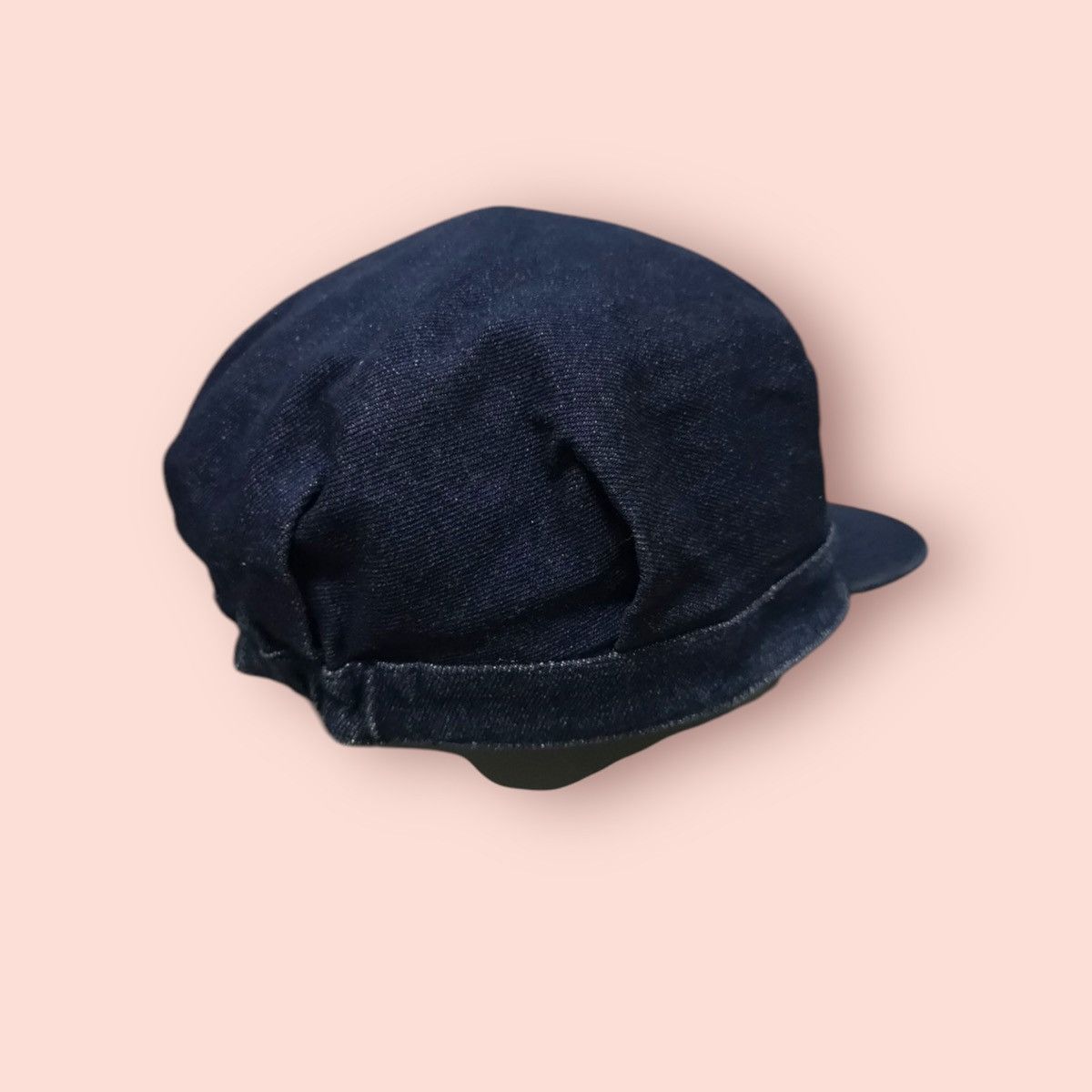 Japanese Brand × Vintage RARE REVERSIBLE DENIM/HICKORY STRIPES WORKER HAT JAPAN Size ONE SIZE - 10 Thumbnail