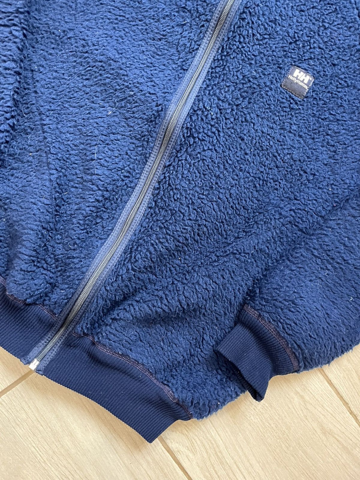 Helly Hansen × Vintage Vintage Helly Hansen Fleese Zip Jacket Teddy Sweatshirt Size US M / EU 48-50 / 2 - 7 Thumbnail