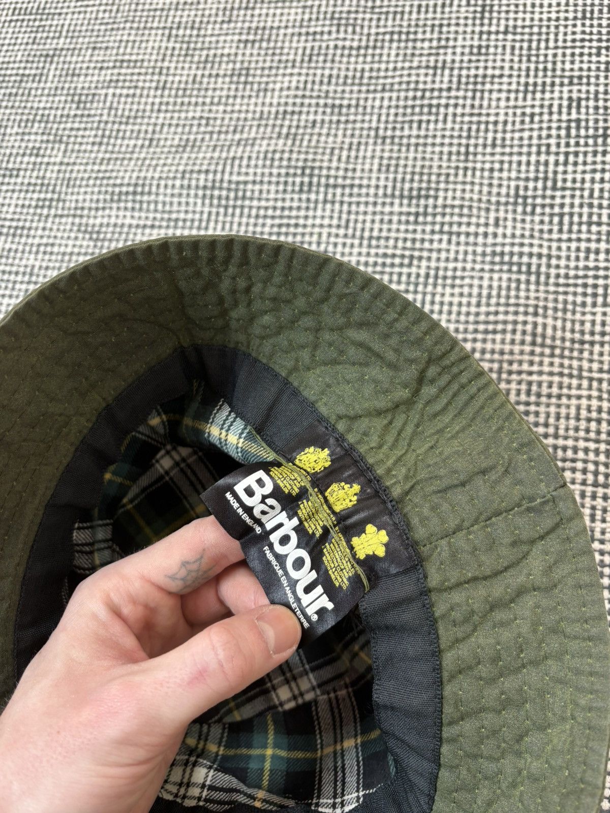 Barbour Barbour 90s vintage bucket hat crasher uk old money Size ONE SIZE - 3 Thumbnail