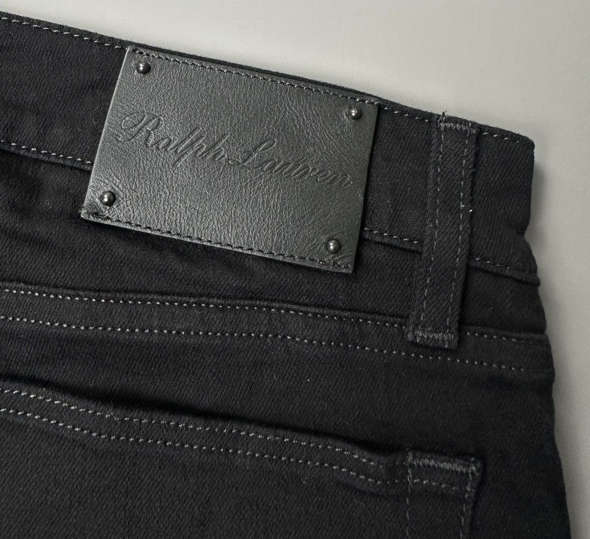 Ralph Lauren Purple Label Ralph Lauren - Purple Label - Slim Fit Jeans in Black Size US 28 / EU 44 - 9 Thumbnail