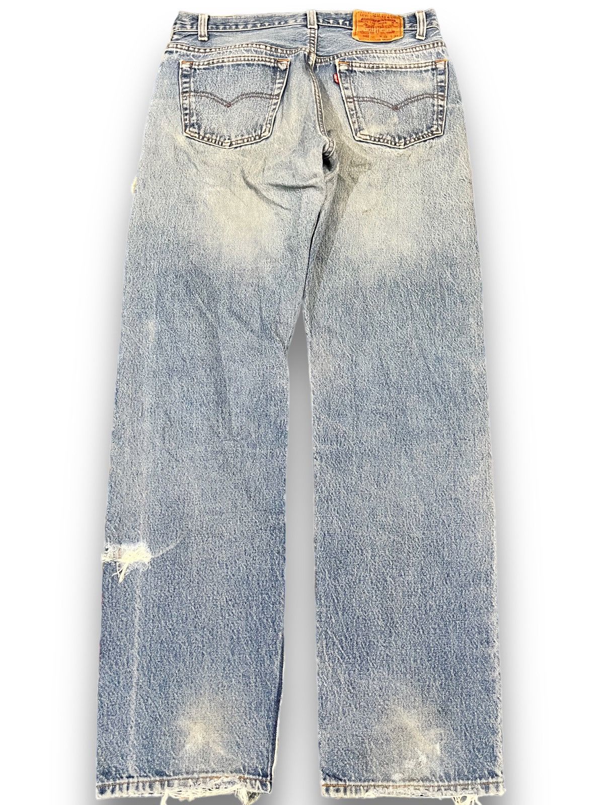 Levi's Vintage Levi’s 80’s 501 Distressed Denim Size US 32 / EU 48 - 4 Thumbnail