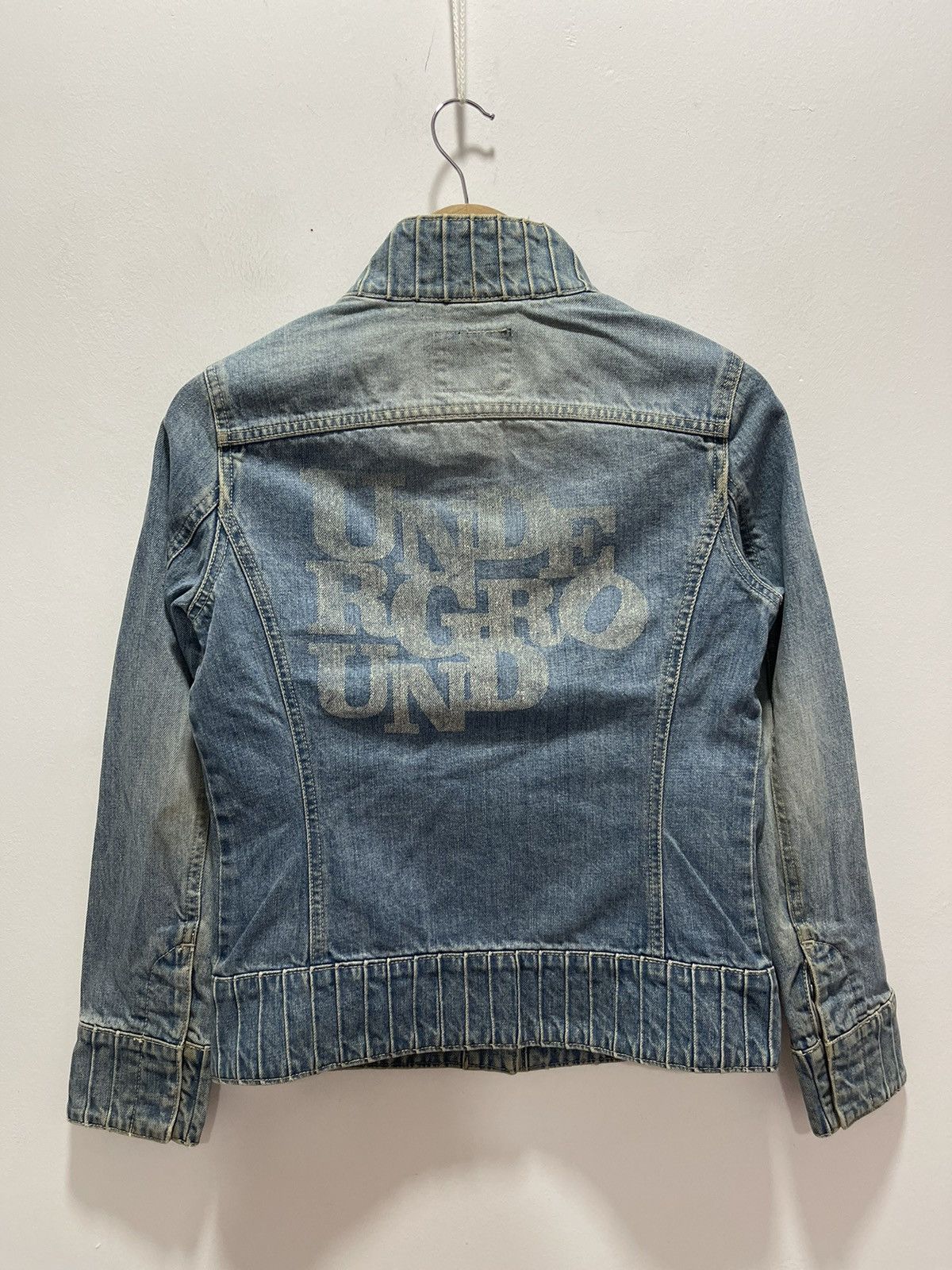 Hysteric Glamour VINTAGE HYSTERIC GLAMOUR UNDERGROUND DISTRESSED DENIM JACKET Size XS / US 0-2 / IT 36-38 - 8 Thumbnail