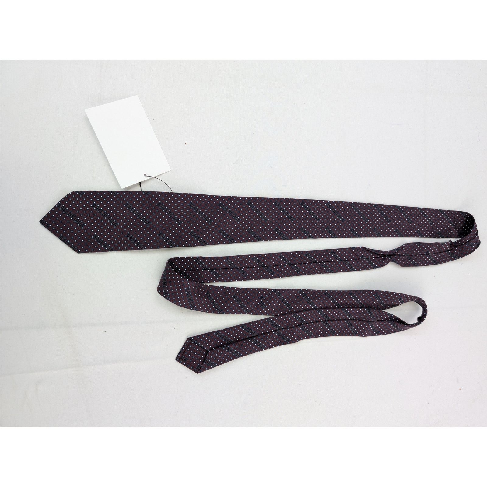 Balenciaga o1rshd1 Size: OS/ Sartorial With Micro Pattern Tie Blue Size ONE SIZE - 5 Thumbnail