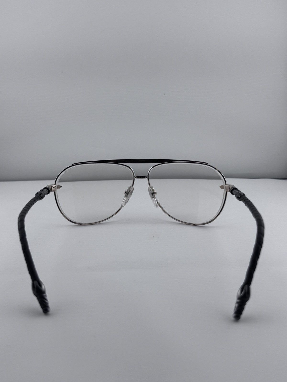 Chrome Hearts Chrome Hearts ‘Muncher’ Stingray Leather Detail Eyeglasses Size ONE SIZE - 3 Thumbnail