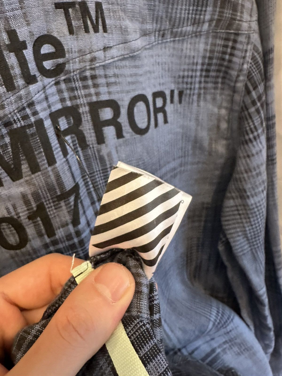 Off-White Off-White Plaid Shirt Size US XL / EU 56 / 4 - 10 Thumbnail