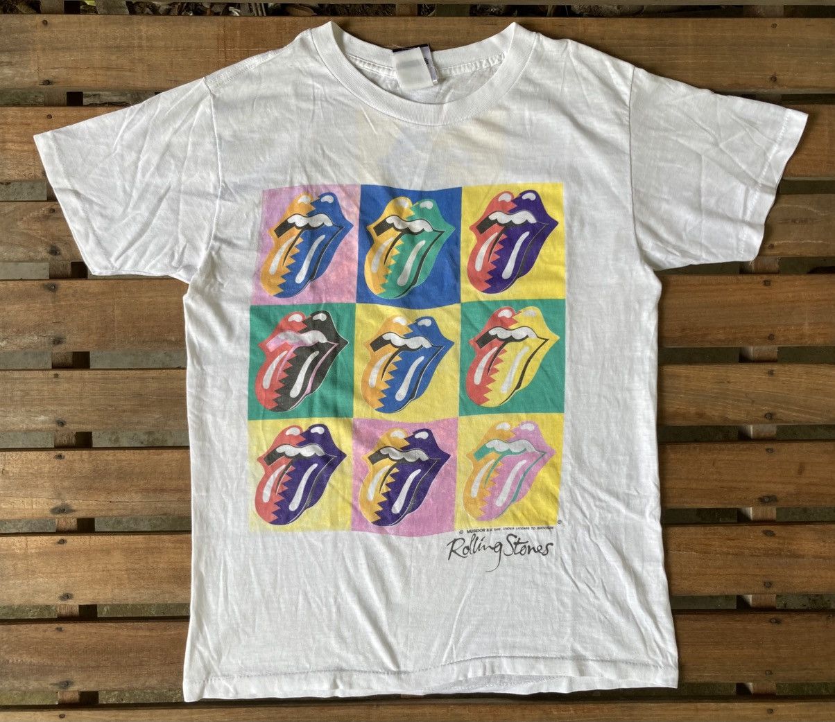 Vintage Vintage 90s Band The Rolling Stones Japan Tour T shirt Size US M / EU 48-50 / 2 - 2 Thumbnail