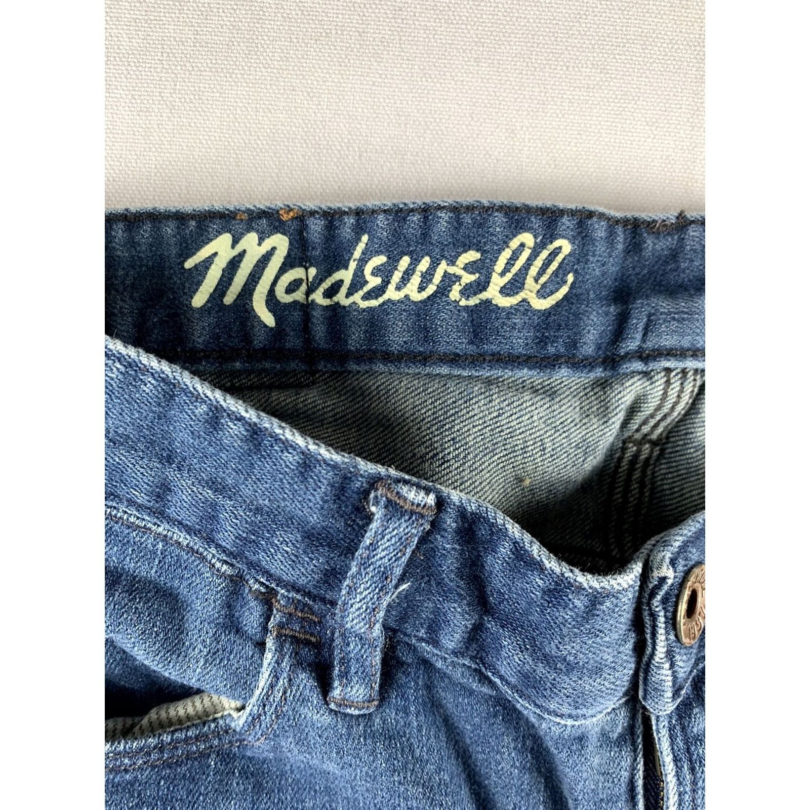 Madewell Madewell Womens Jeans High Riser Blue Denim Skinny Regular 28X24 Size 28" / US 6 / IT 42 - 4 Thumbnail