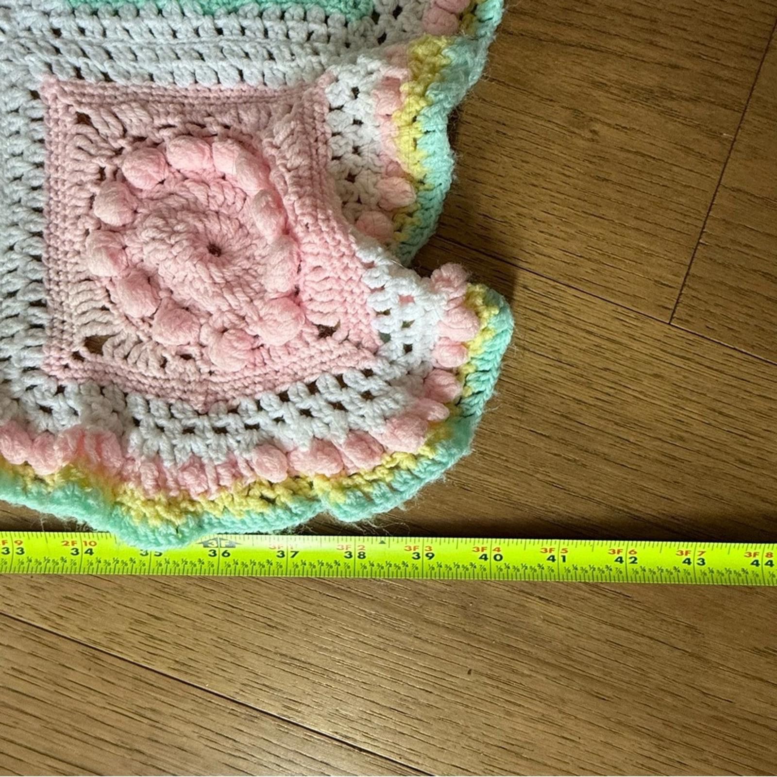 Other Colorful Crochet Baby Blanket Size ONE SIZE - 4 Thumbnail