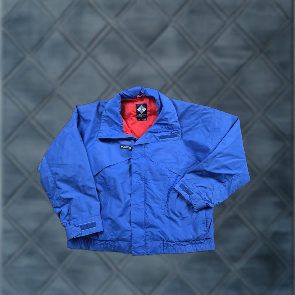 Vintage VINTAGE Columbia Whirlibird Jacket Mens M Full Zip Shell Outdoors 90s Blue Windbreaker Size US M / EU 48-50 / 2 - 1 Thumbnail