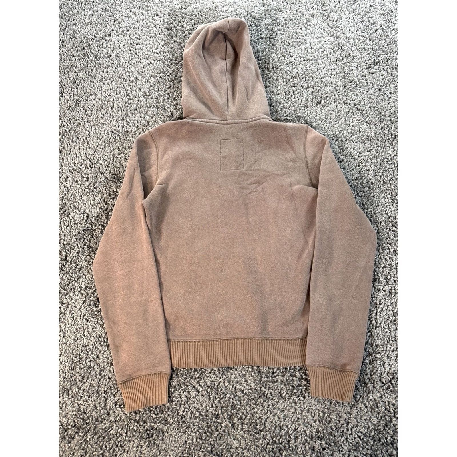 Aeropostale VINTAGE Aeropostale Hoodie Womens M Brown Faux Fur Hood Embroidered Y2K Logo Zipper Bling Pullover Jacket Size M / US 6-8 / IT 42-44 - 4 Thumbnail