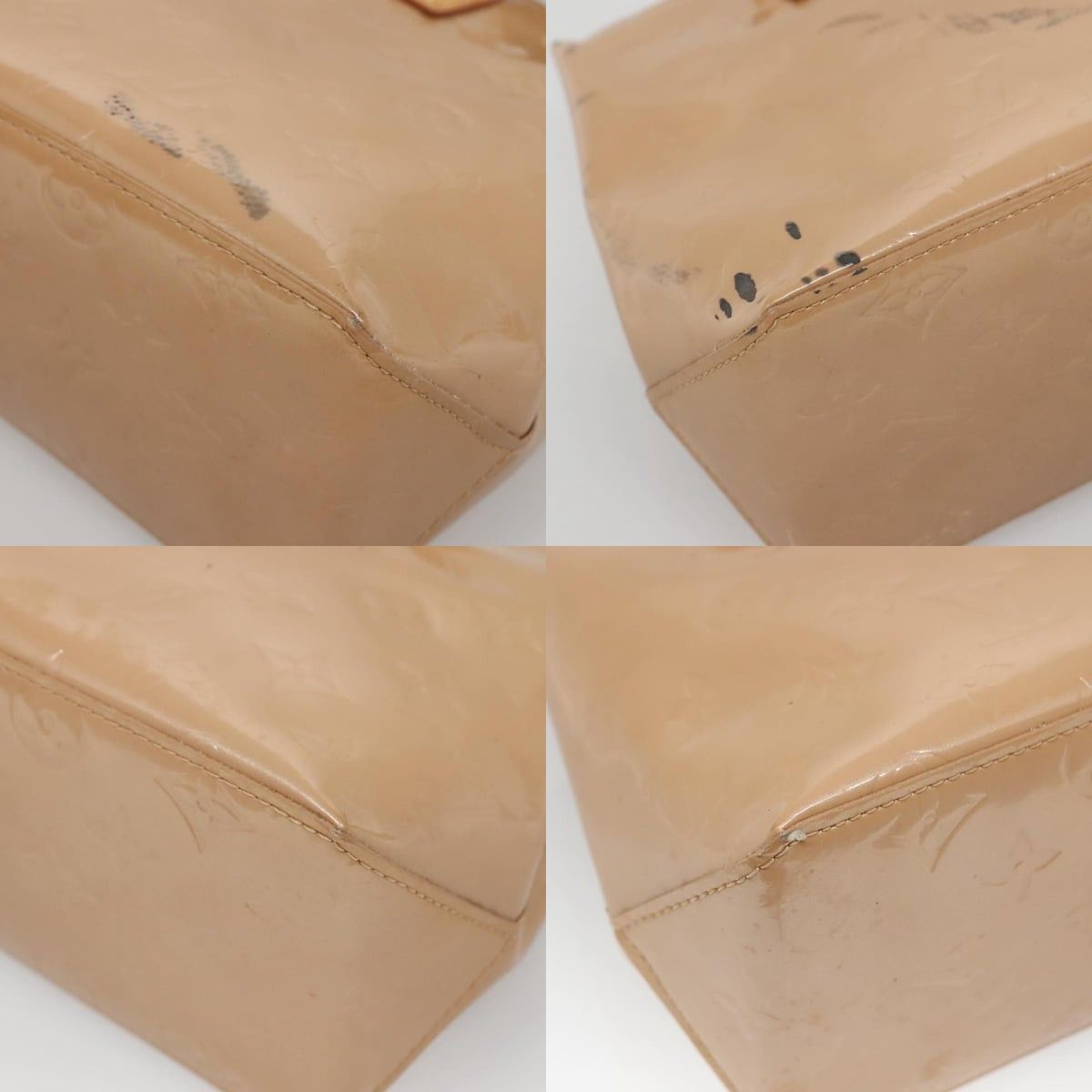 Louis Vuitton LOUIS VUITTON Monogram Vernis Reade PM Hand Bag Noisette Size ONE SIZE - 10 Thumbnail
