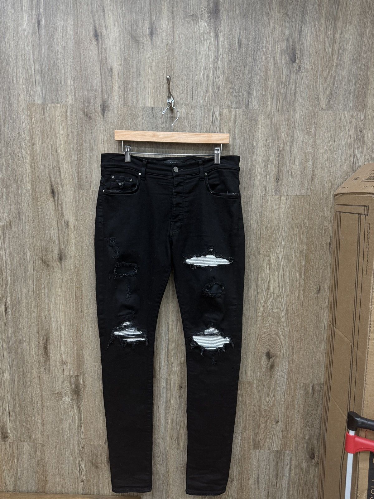 Amiri Amiri MX1 Denim Silver Patch Size US 36 / EU 52 - 1 Thumbnail