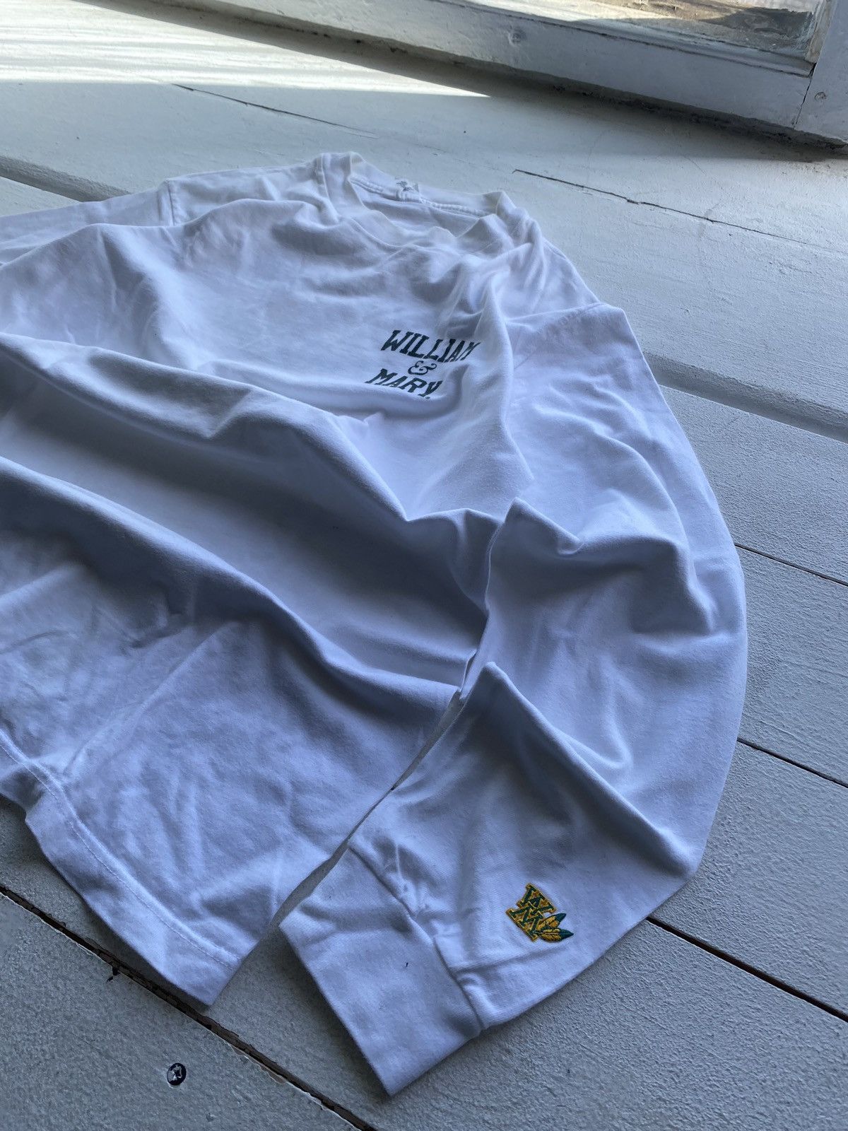 Other 90s College Of William & Mary White Long Sleeve Size US L / EU 52-54 / 3 - 4 Thumbnail