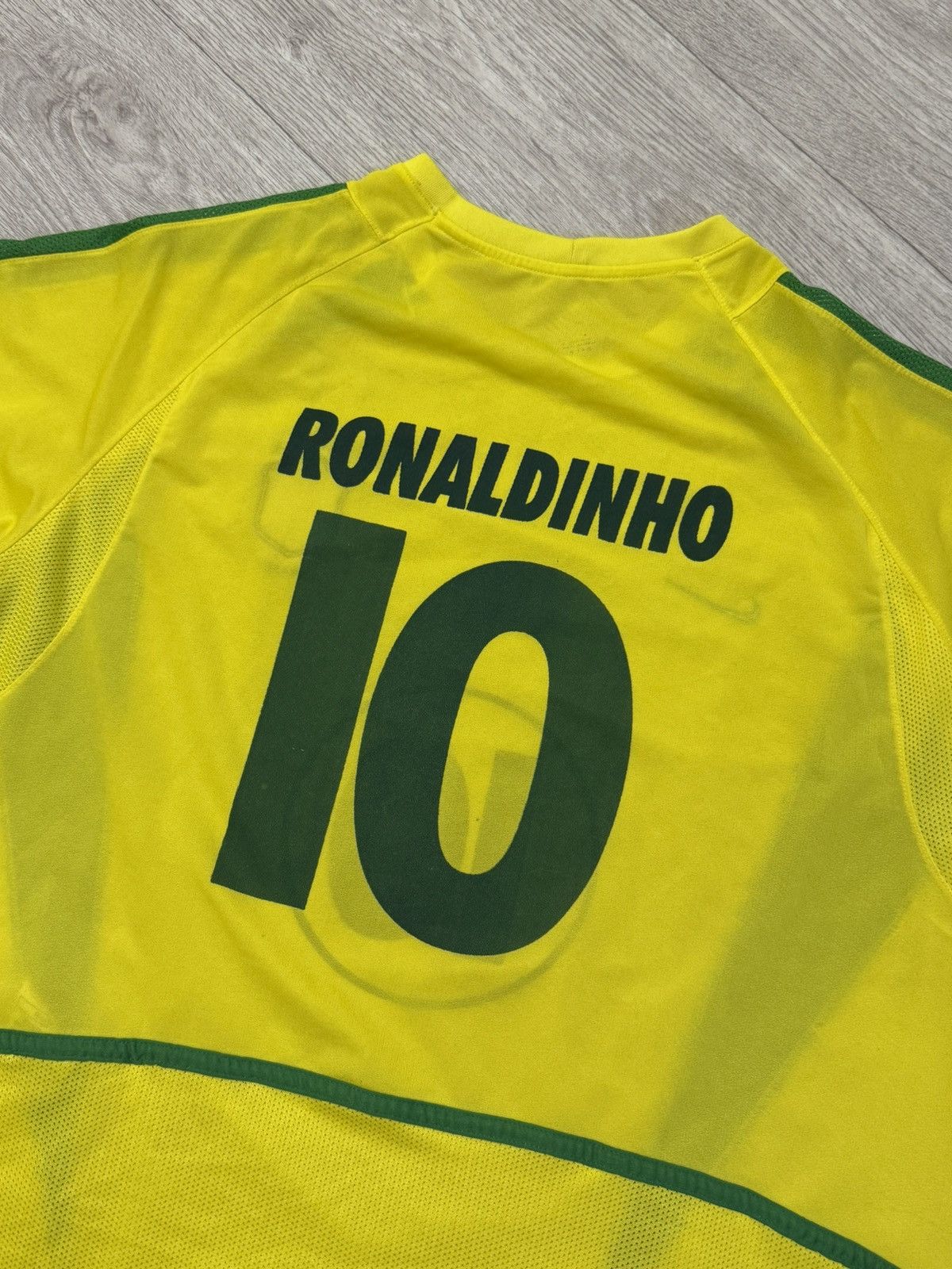 Nike × Vintage 🔷Rare Vintage Nike Brazil Ronaldinho #10 Soccer jersey🔷 Size US XL / EU 56 / 4 - 8 Thumbnail