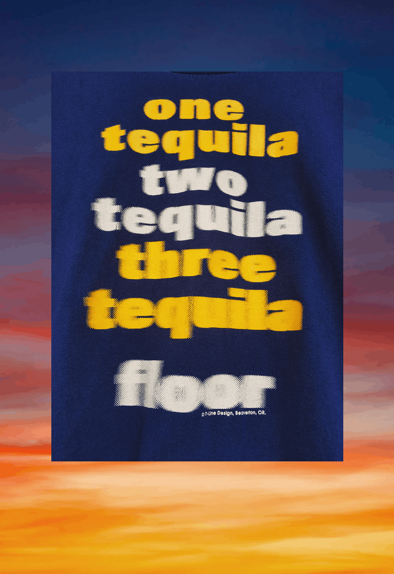 Rap Tees Vintage 90s humor tee tequila blur raptee style t-shirt Size US L / EU 52-54 / 3 - 5 Thumbnail