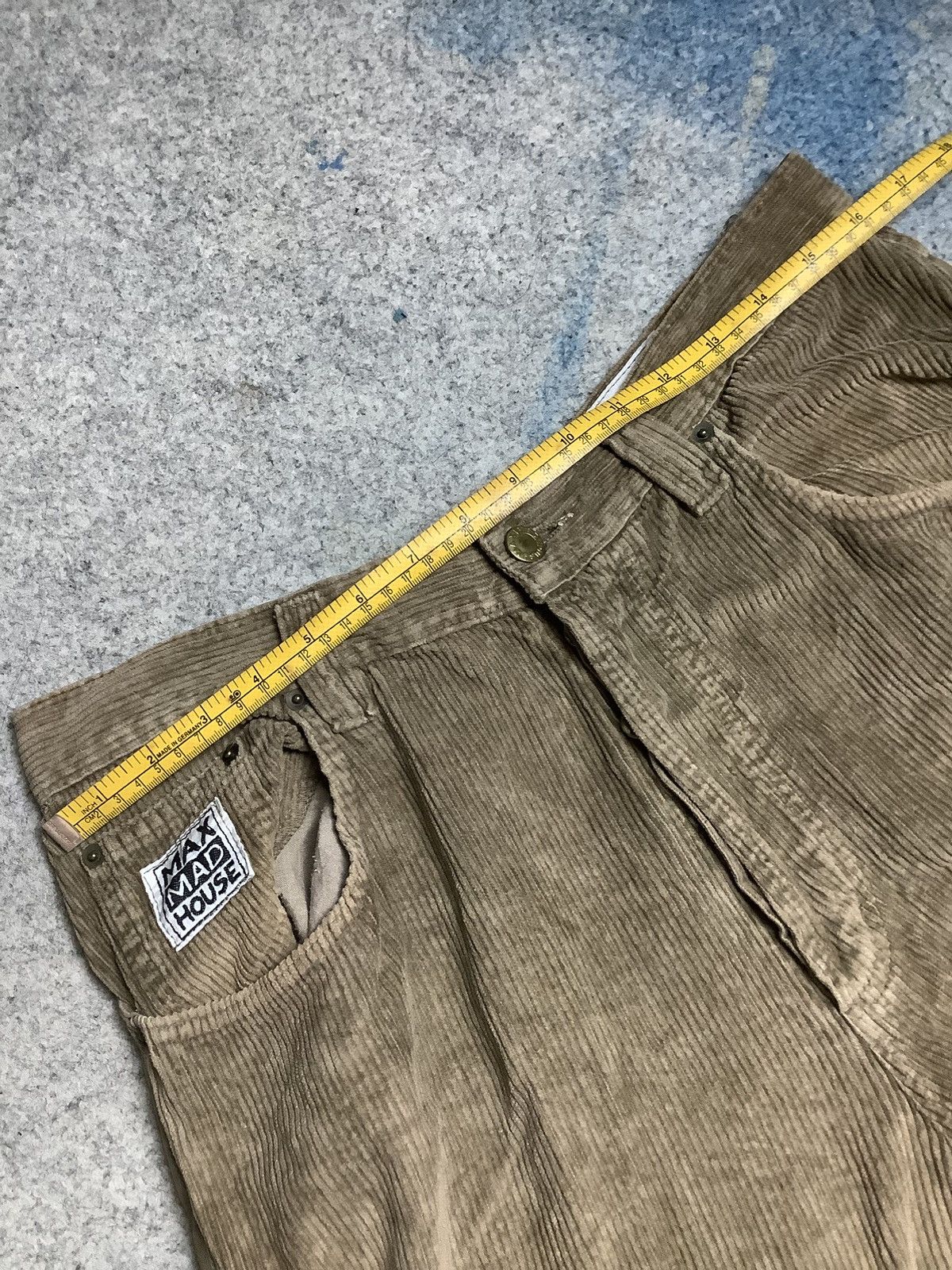 If Six Was Nine × Le Grande Bleu (L.G.B.) Bondage Patchwork Italian Designer Max Mad House Size US 33 - 14 Thumbnail