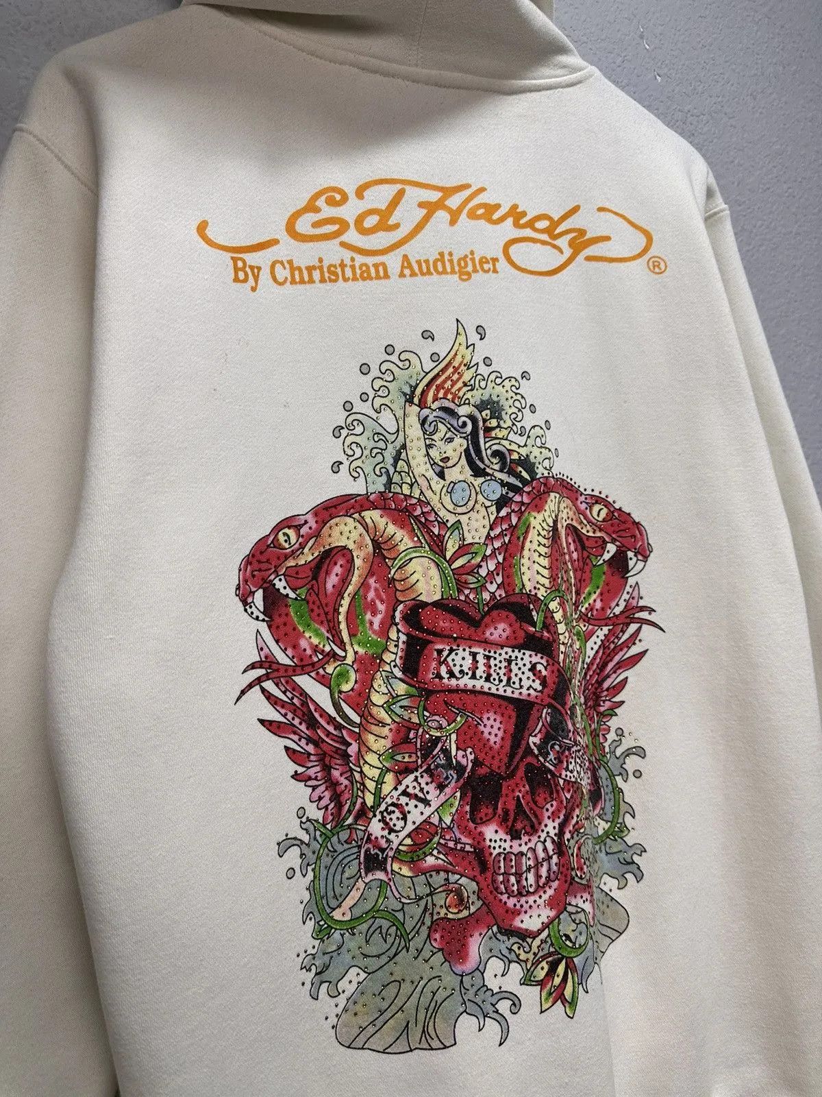 Christian Audigier Vintage Ed Hardy by Christian Audigier Hoodie Japan Opium Size US XL / EU 56 / 4 - 13 Thumbnail