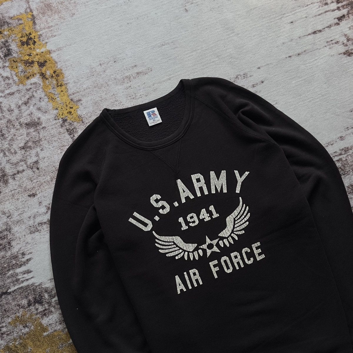 Russell Athletic VINTAGE U.S ARMY AIR FORCE RUSSEL 90’S SWEATSHIRT Size US XL / EU 56 / 4 - 3 Thumbnail