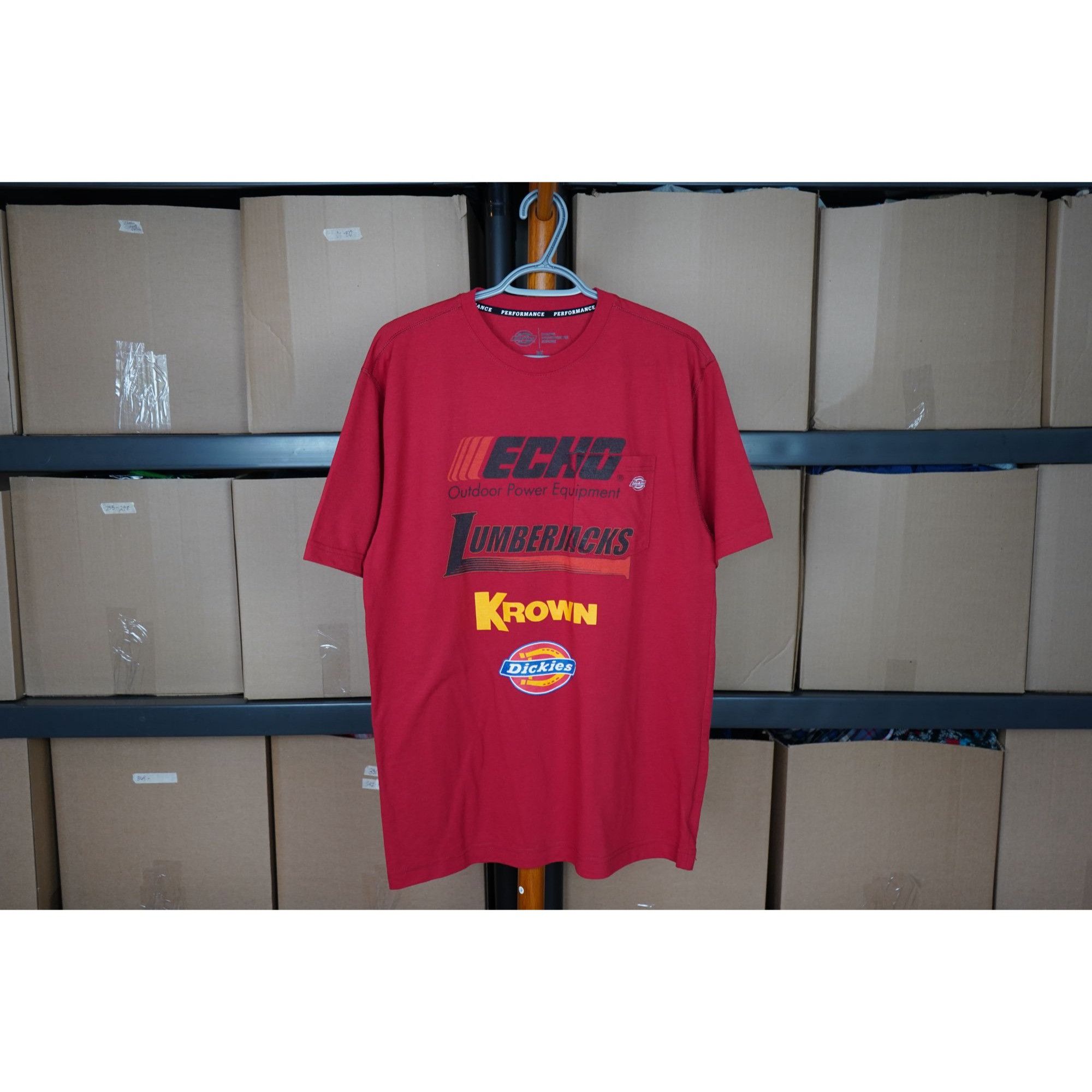 Dickies Dickies Red Performance Pocket M Tshirt #377 Size US M / EU 48-50 / 2 - 1 Thumbnail