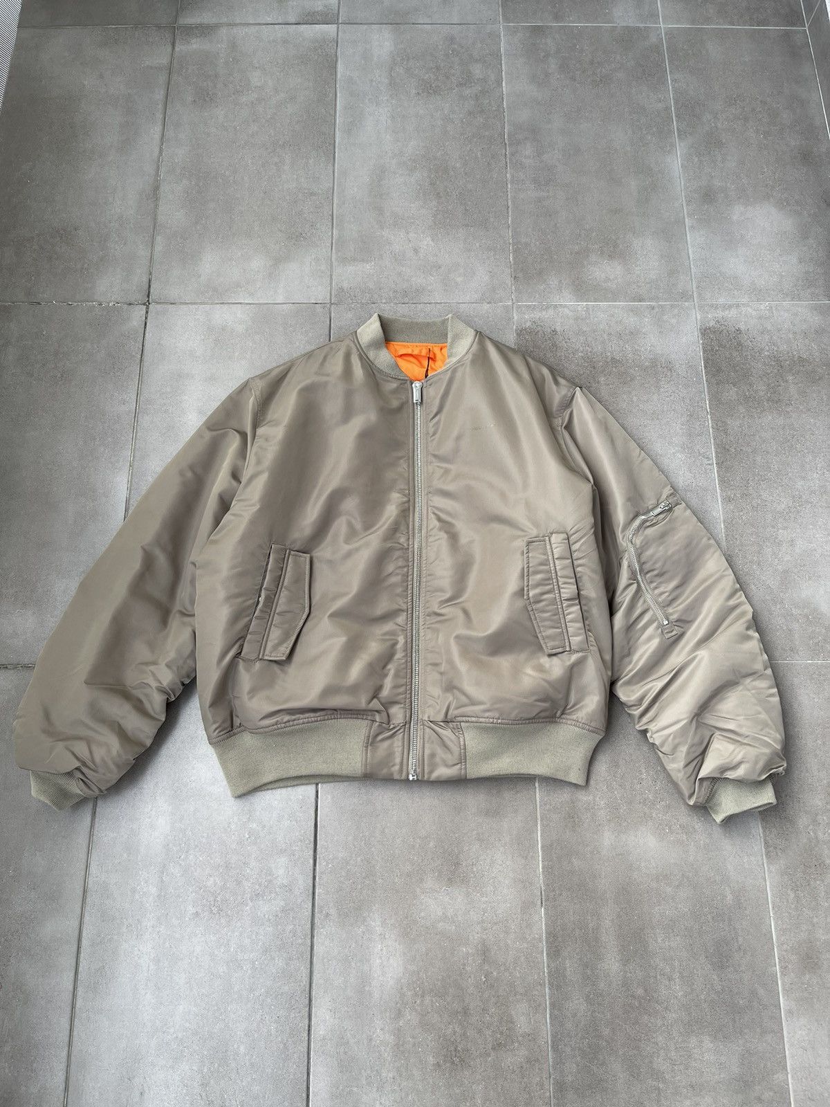 Holzweiler !DS! FW22 Holzweiler Khaki Reversible Reb Bomber Jacket Size XL / US 12-14 / IT 48-50 - 9 Thumbnail