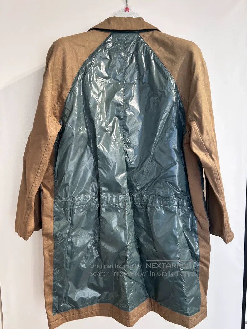 Hermes Hermes 2022 runway brown and green patchwork long reversib Size US S / EU 44-46 / 1 - 9 Thumbnail