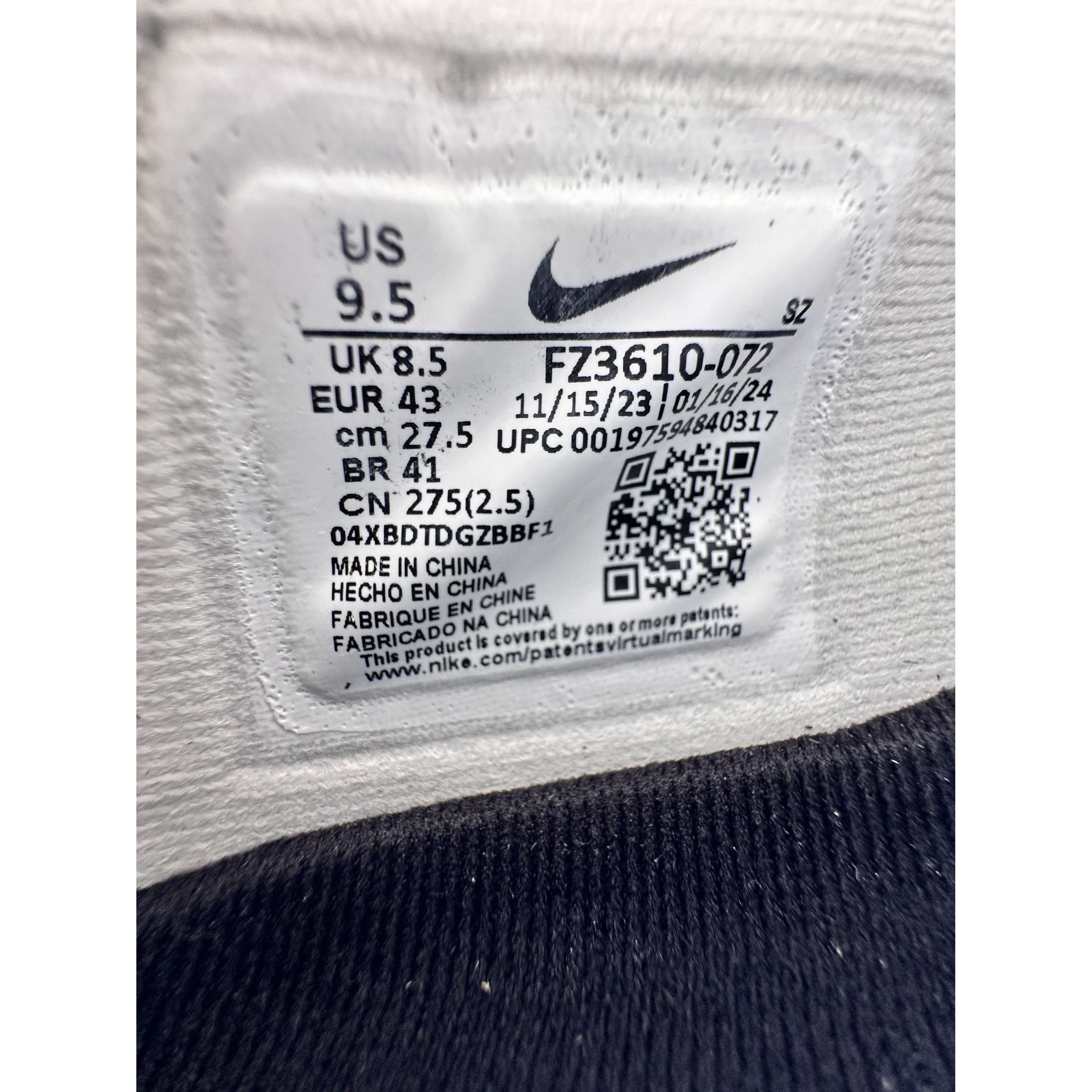 Nike Nike Air Max 1 N7 Edition Sneakers (Size 9.5) Size US 9.5 / EU 42-43 - 8 Thumbnail