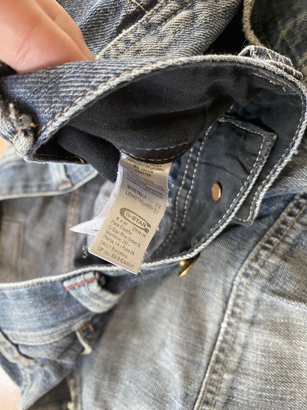 14th Addiction Vintage Y2K G Star archive Denim Cargo Baggy pants Jeans Size US 33 - 25 Thumbnail
