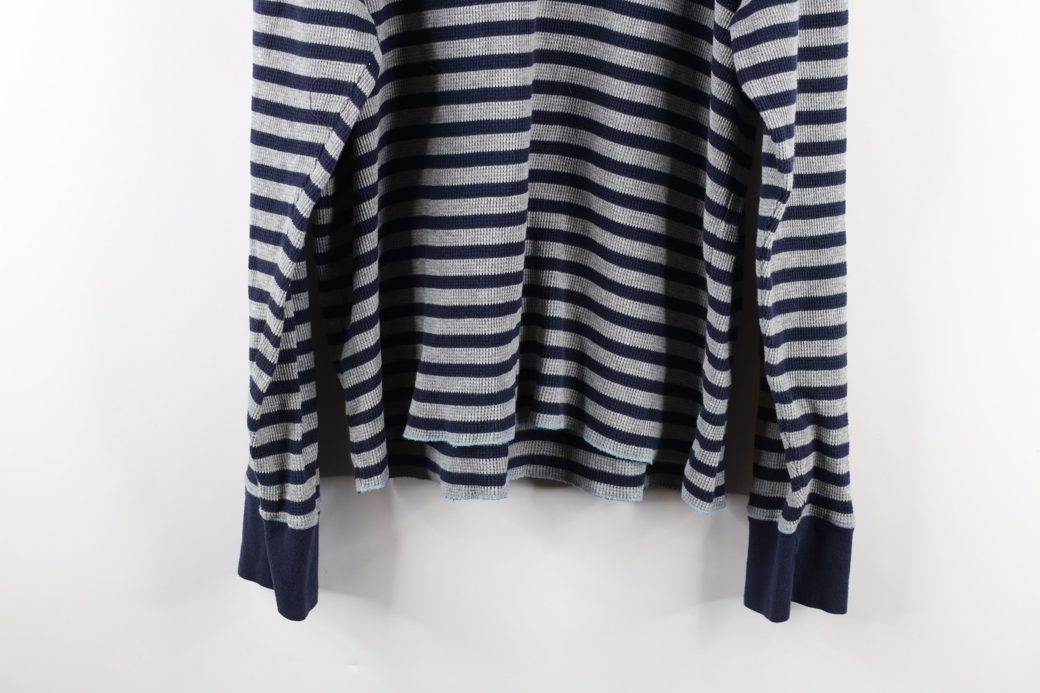 Ralph Lauren Vintage 90s Ralph Lauren Thermal Waffle Knit Henley T-Shirt Size US XXL / EU 58 / 5 - 8 Thumbnail