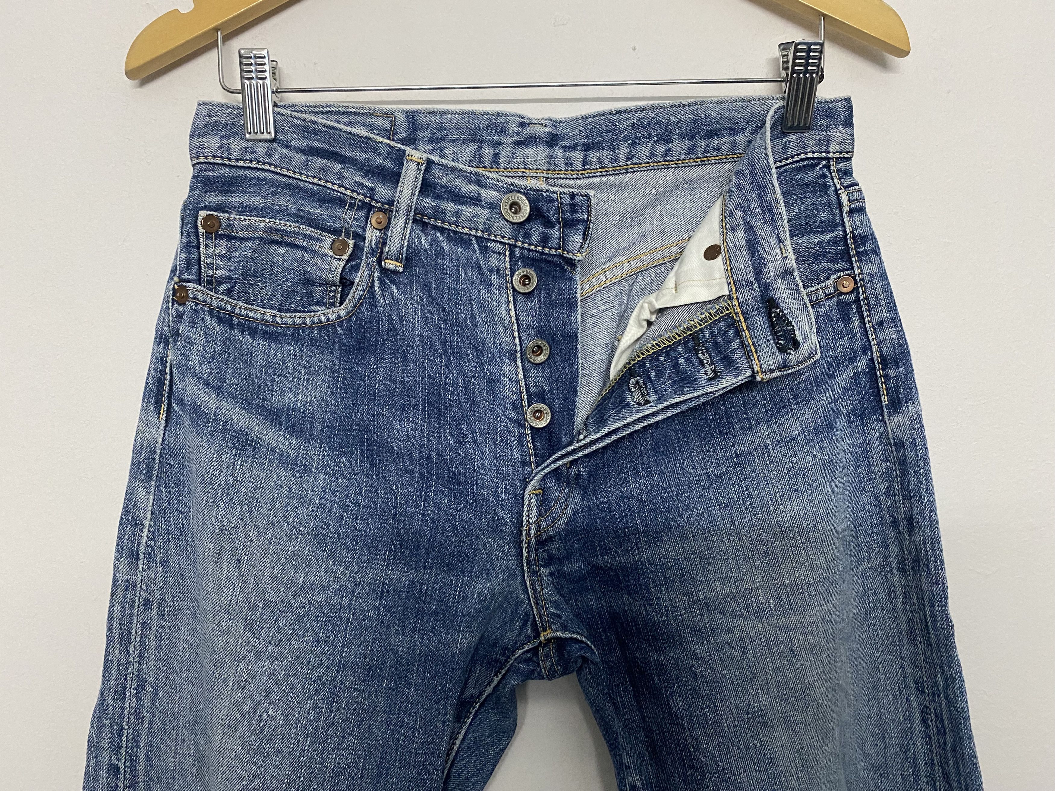 Spellbound Spellbound Japan Blue Selvedge Denim Jeans Faded Grunge Wash Size US 30 / EU 46 - 7 Thumbnail
