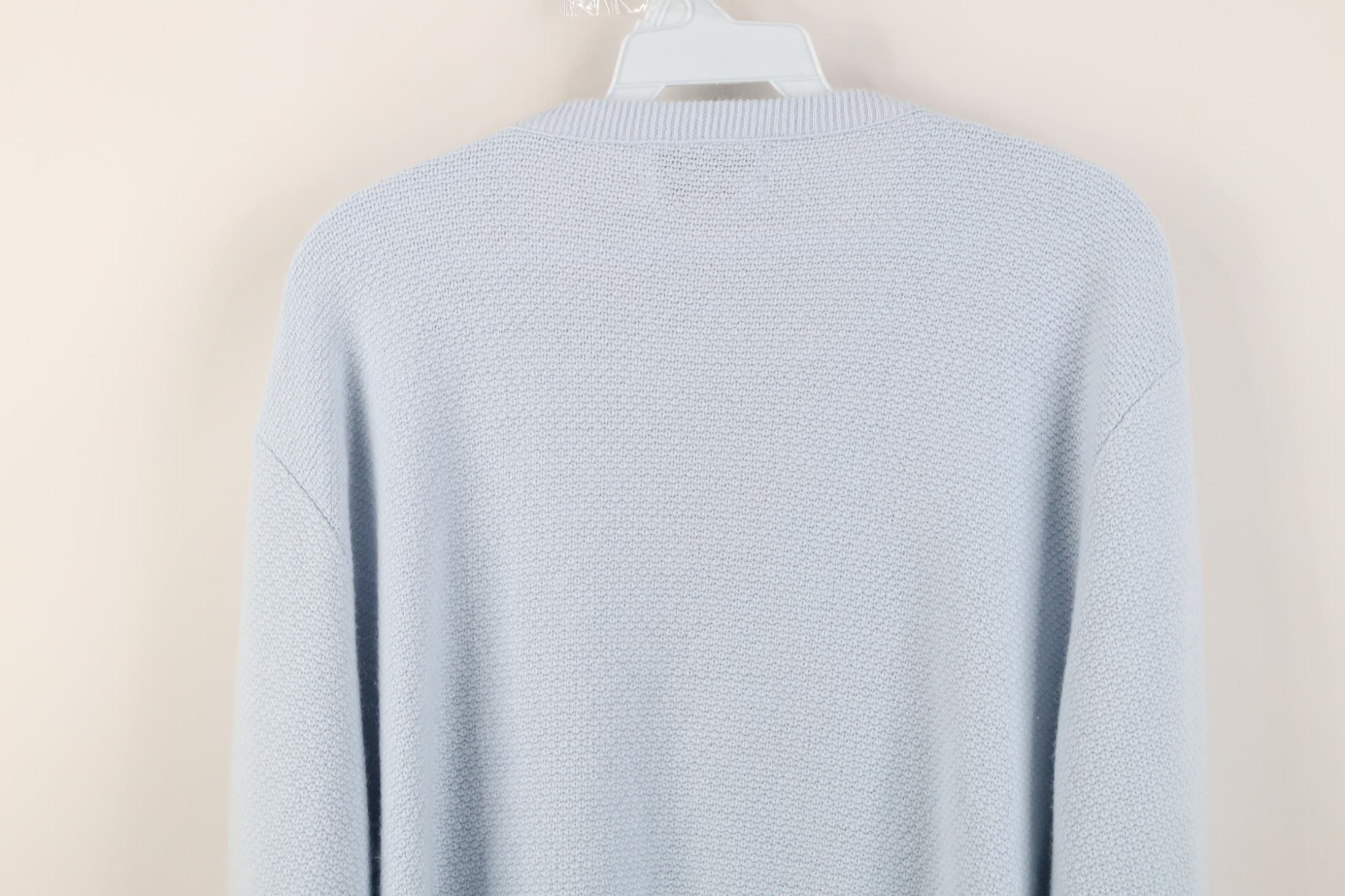 Christian Dior Monsieur Vintage 90s Christian Dior Thermal Sweater Carolina Blue USA Size US XL / EU 56 / 4 - 10 Thumbnail