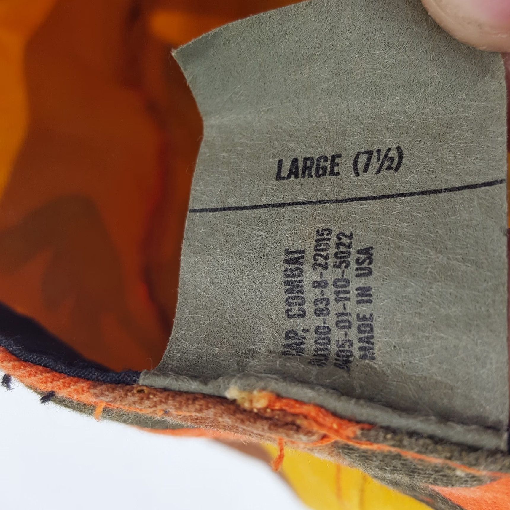 Vintage VINTAGE US ARMY Combat Cap Camouflage Orange 80s 7 1/2 Snapback Hat Men Large Army Military Uniform Baseball Outdoor Retro USA Men 80s 90s 00s Size ONE SIZE - 8 Thumbnail