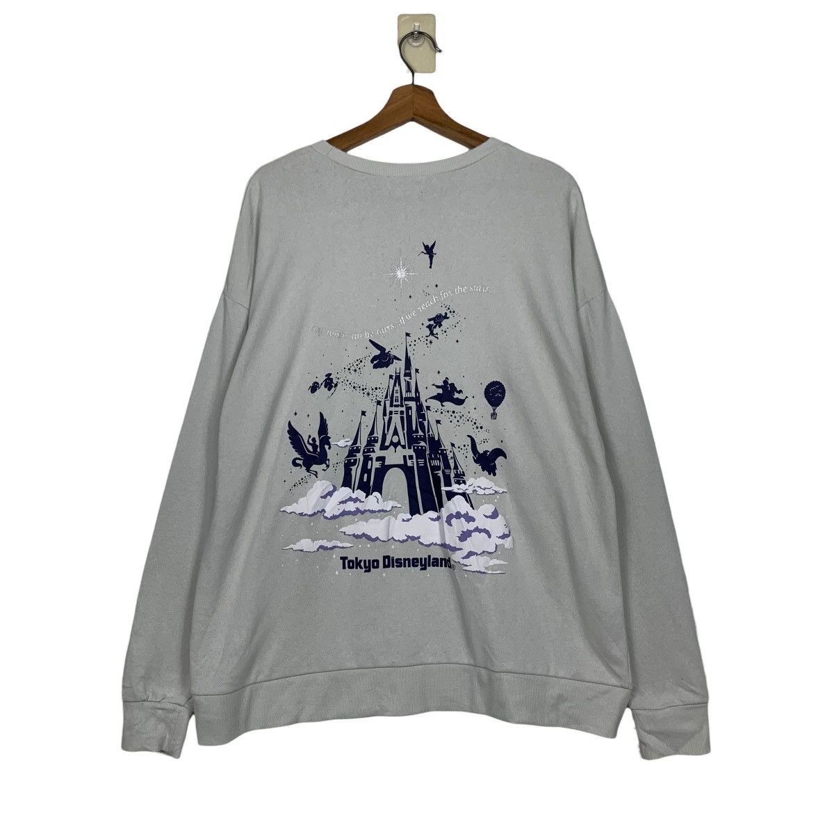 Disney TOKYO DISNEYLAND Graphics Crewneck Sweatshirt #3574-C163 Size US L / EU 52-54 / 3 - 1 Thumbnail