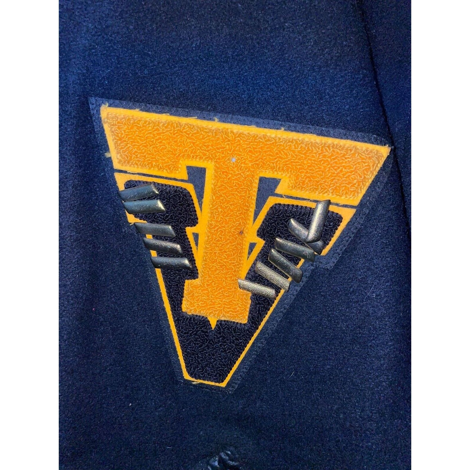 Vintage Virginia Tech Letterman Jacket Varsity Bomber 2003