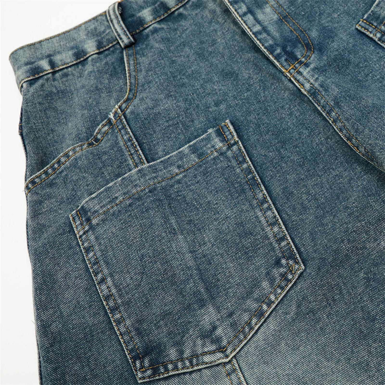 Vintage Baggy Barrel Wide Leg Jeans Size 30" / US 8 / IT 44 - 3 Thumbnail
