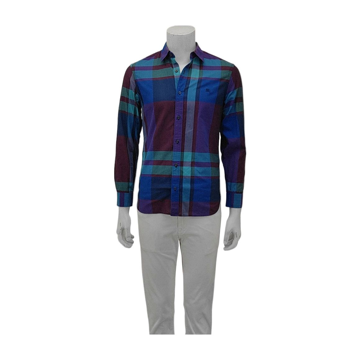 Burberry Burberry Plaid Cotton Linen Shirt Size S Size US S / EU 44-46 / 1 - 1 Thumbnail