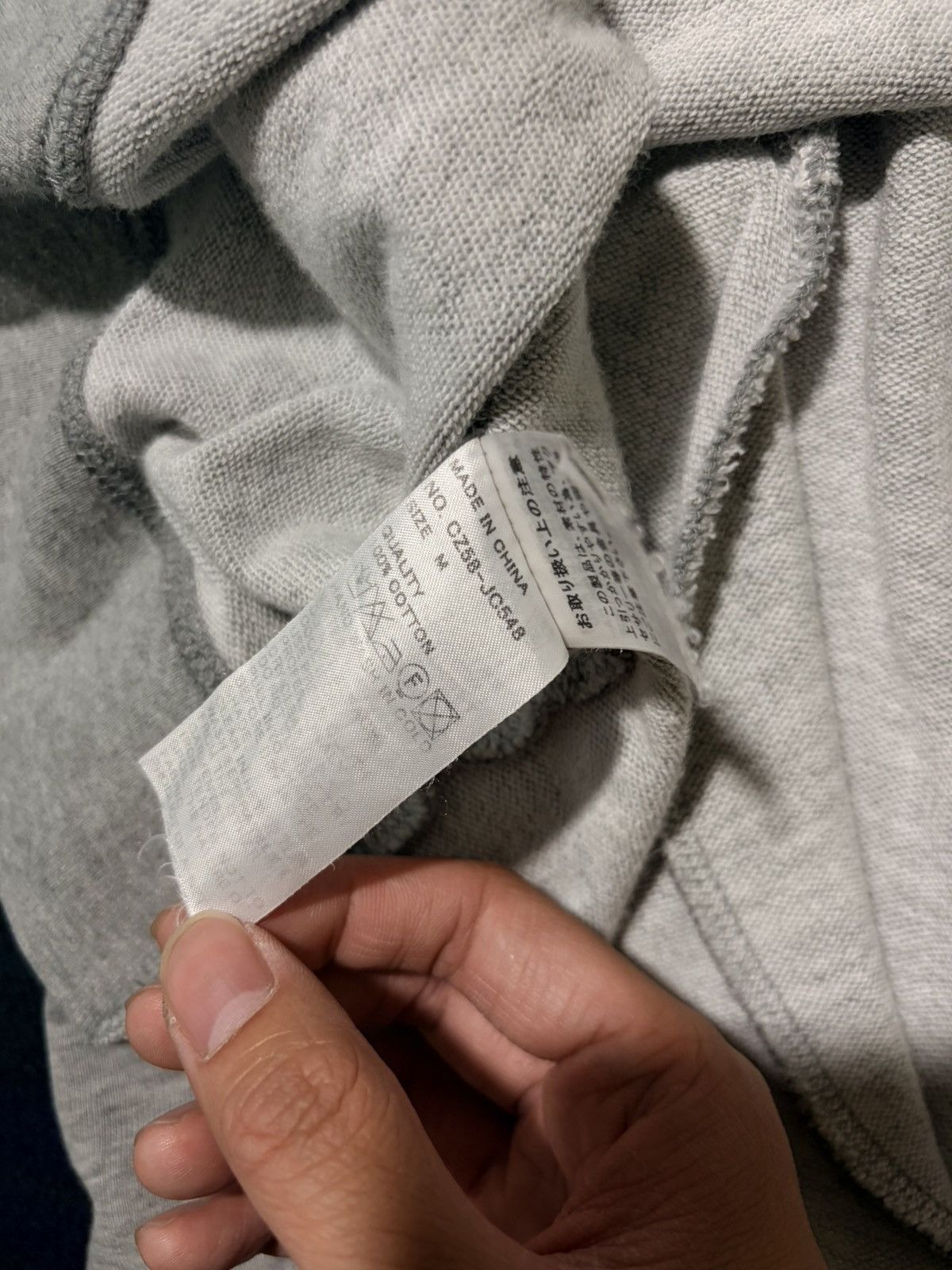 CABANE de ZUCCa CABANE de ZUCCa Short Sleeve Hoodie Gray Size US M / EU 48-50 / 2 - 8 Thumbnail
