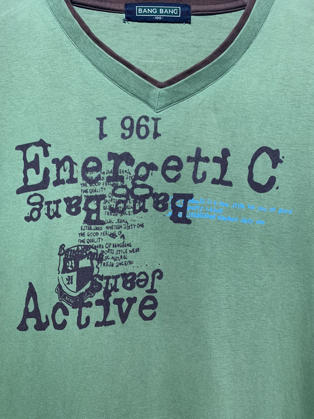 If Six Was Nine Y2k japanese poem double layer style longsleeve Size US L / EU 52-54 / 3 - 6 Thumbnail