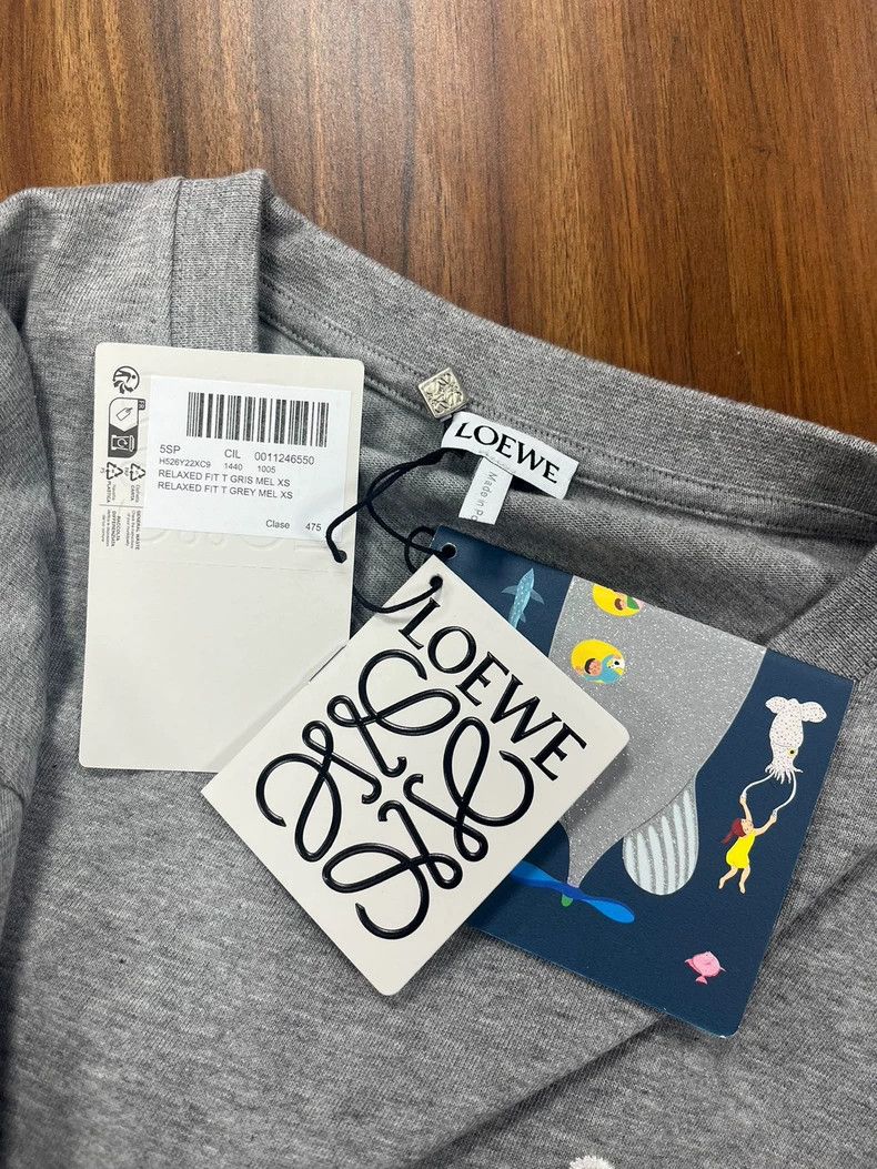 Loewe LOEWE x Suna Fujita Rabbit Embroidery T-shirt - dmc Size US M / EU 48-50 / 2 - 1 Thumbnail
