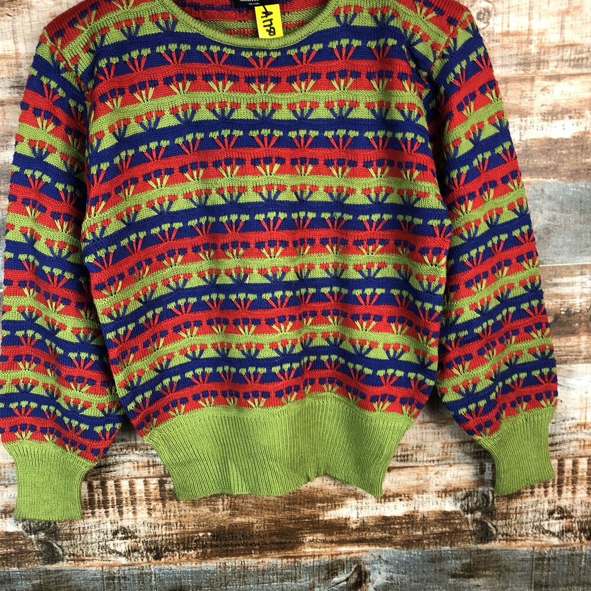 Homespun Knitwear × Japanese Brand Bell House vintage streetwear Red Knitwear #A1750 Size S / US 4 / IT 40 - 6 Thumbnail