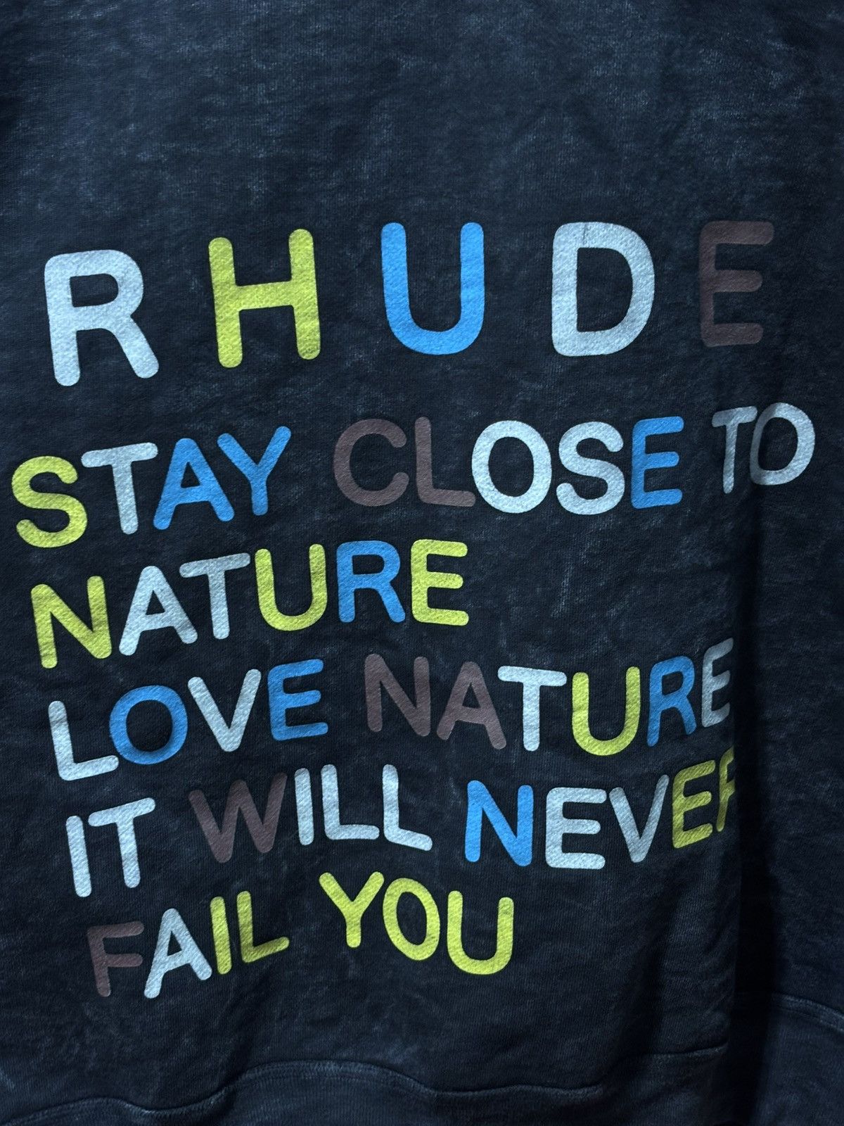 Rhude Rhude Wolf Crewneck Sweatshirt 'Black' Size US M / EU 48-50 / 2 - 7 Thumbnail