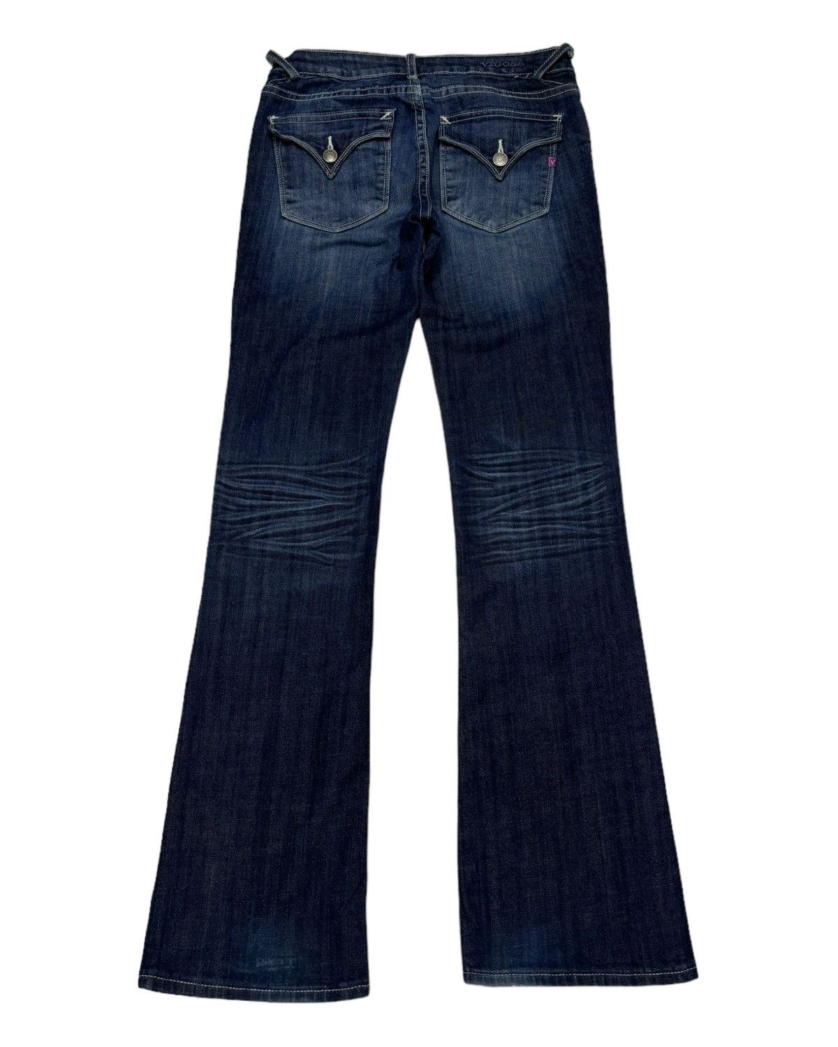 If Six Was Nine Flare Jeans Blue Denim Vigoss Brand Bootcut Flared Denim Size 28" / US 6 / IT 42 - 2 Thumbnail
