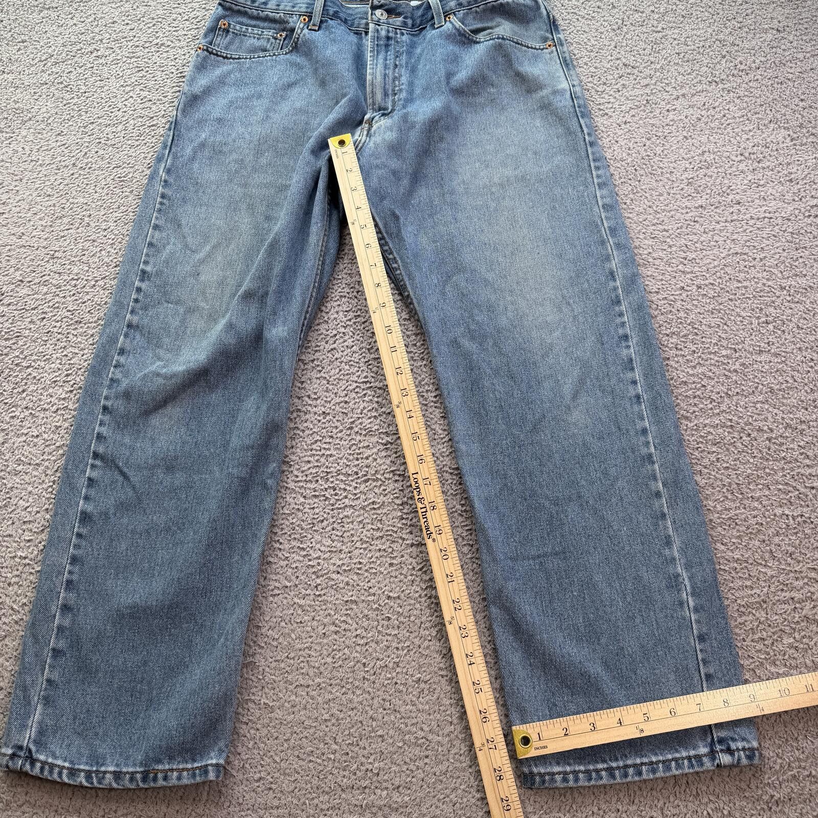 Levi's Vintage Levis 505 Regular Fit Jeans Mens 36x29 Light Y2K Size US 36 / EU 52 - 4 Thumbnail