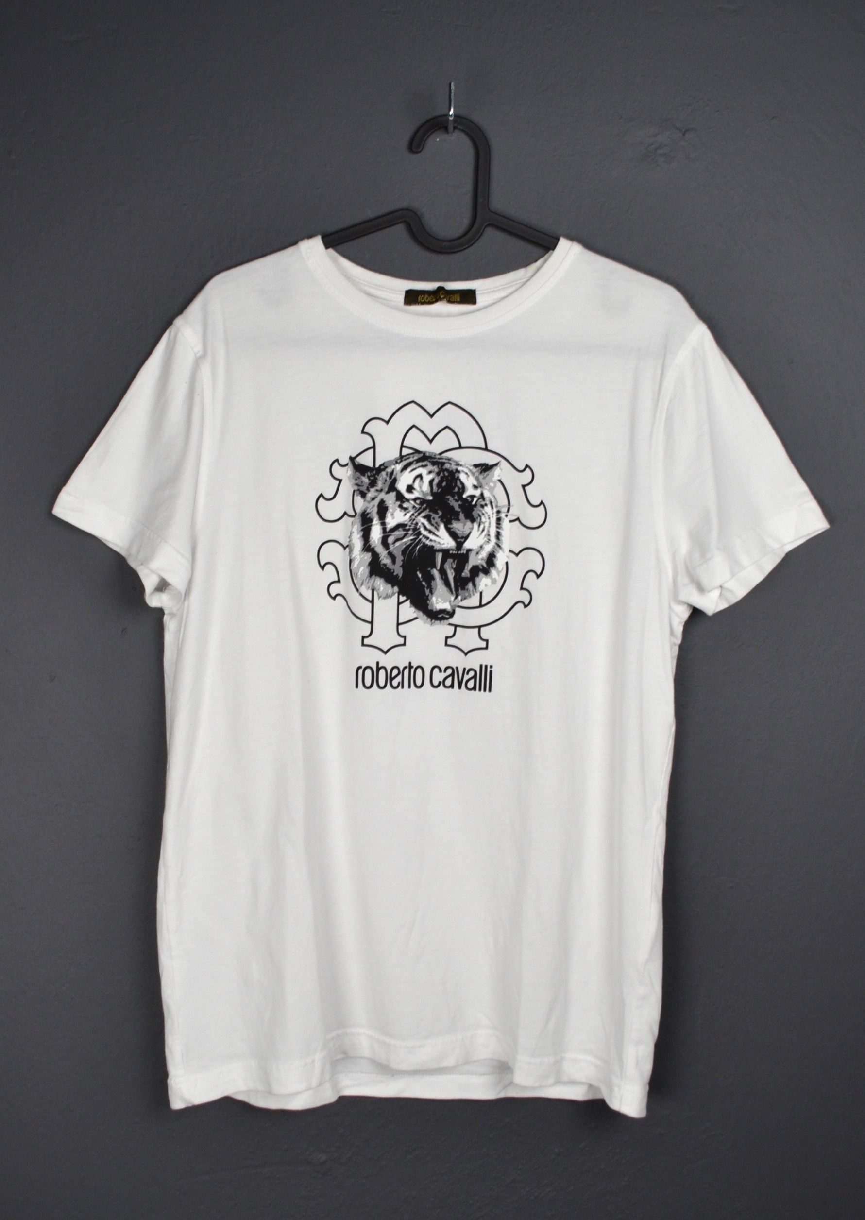 Roberto Cavalli Roberto Cavalli T-shirt with Jaguar logo and print M Size US M / EU 48-50 / 2 - 1 Thumbnail